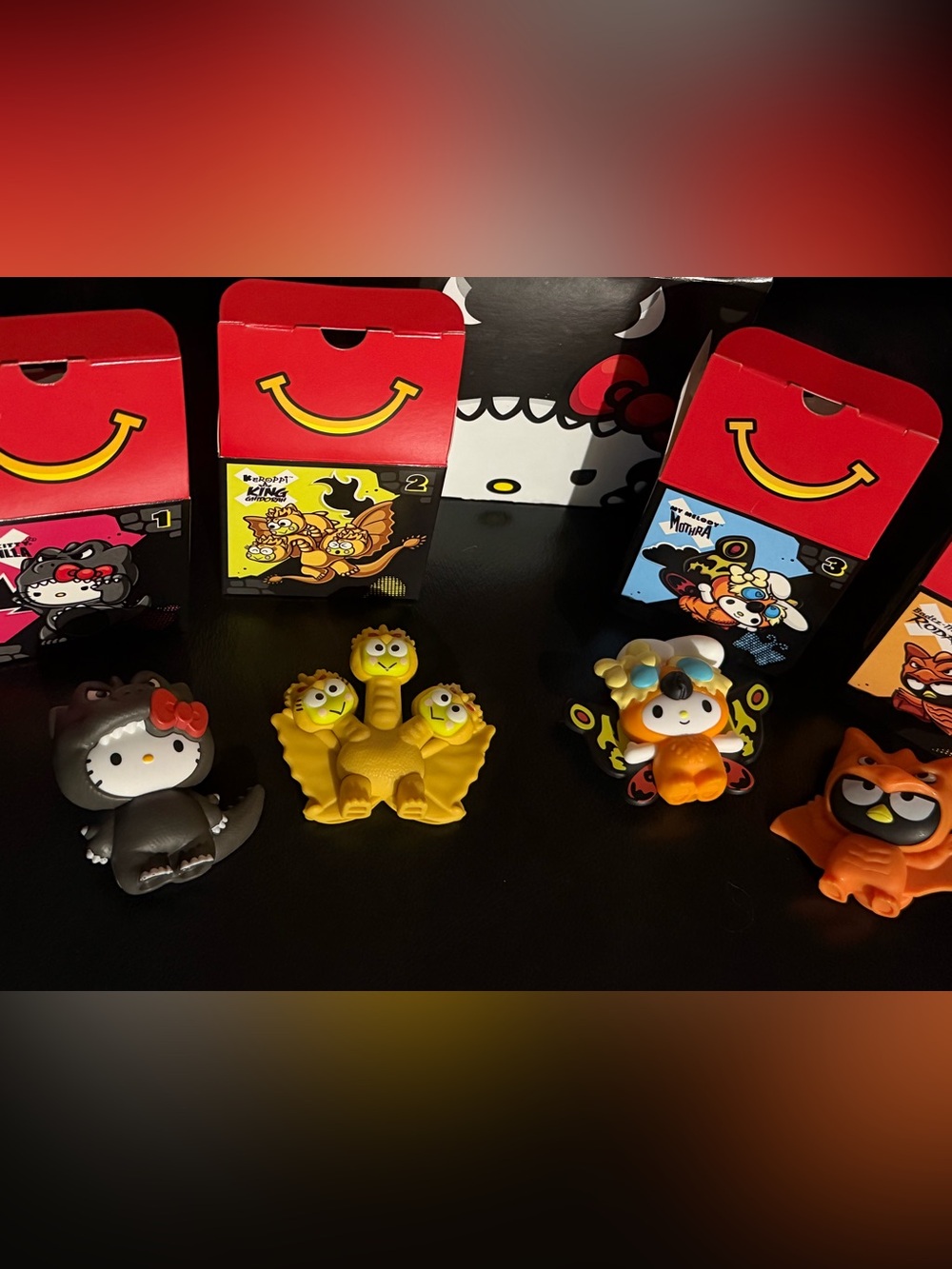 Mcdonalds Hello Kitty Godzilla Keroppi My Melody Badtz Maru happy meal kids toys - Picture 2 of 2